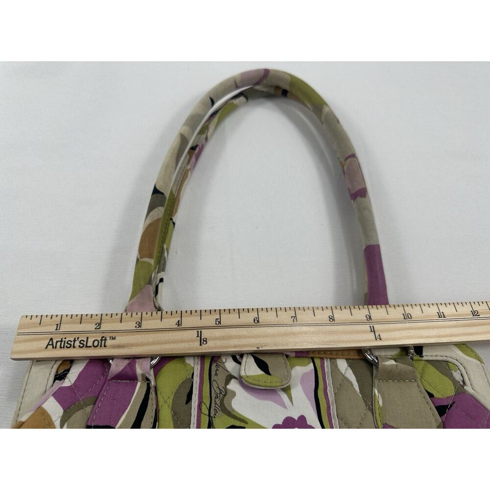 Vera Bradley Priscilla Pink Purse, Frame Bag, Soft Pink White Magnetic, Retired - Picture 16 of 16